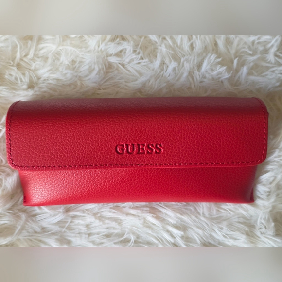 Guess Accessories - New Guess Vibrant Red Glasses Case